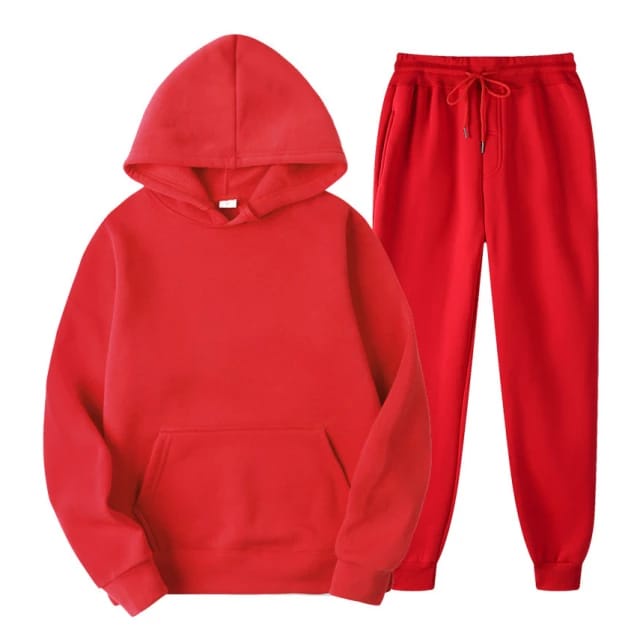 Setelan Sweat Pants &amp; Jumper Hoodie Basic II Set Celana Jogger Panjang &amp; Sweater Hoodie Polos ( Pria &amp; Wanita )