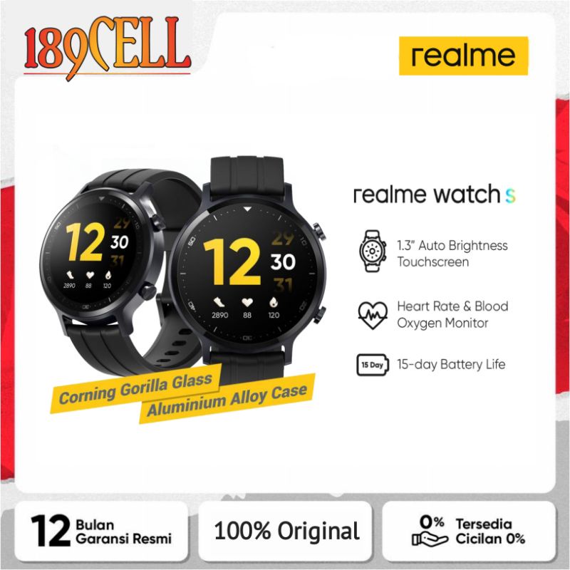 realme Watch S Smartwatch 16 Sport Modes - Original | Garansi Resmi