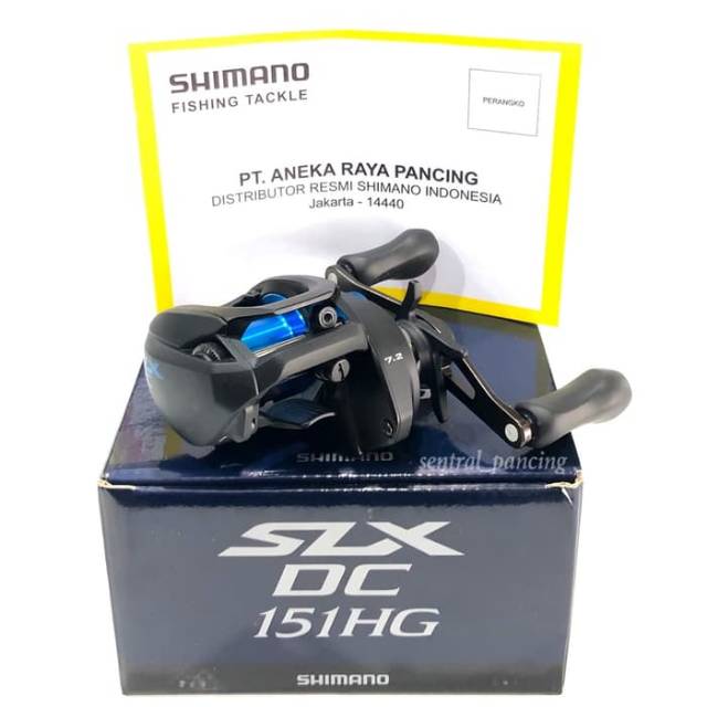 Reel Bait Casting Shimano SLX DC 151HG left Handle