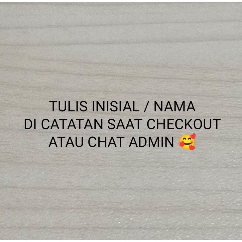 Gelang Inisial Huruf / Gelang Couple Paracord / Gelang Tali Prusik [HITAM]