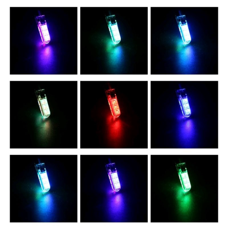 Lampu t10 Jelly Plus Remote, lampu modern 12v DC bisa rubah warna pakai remot