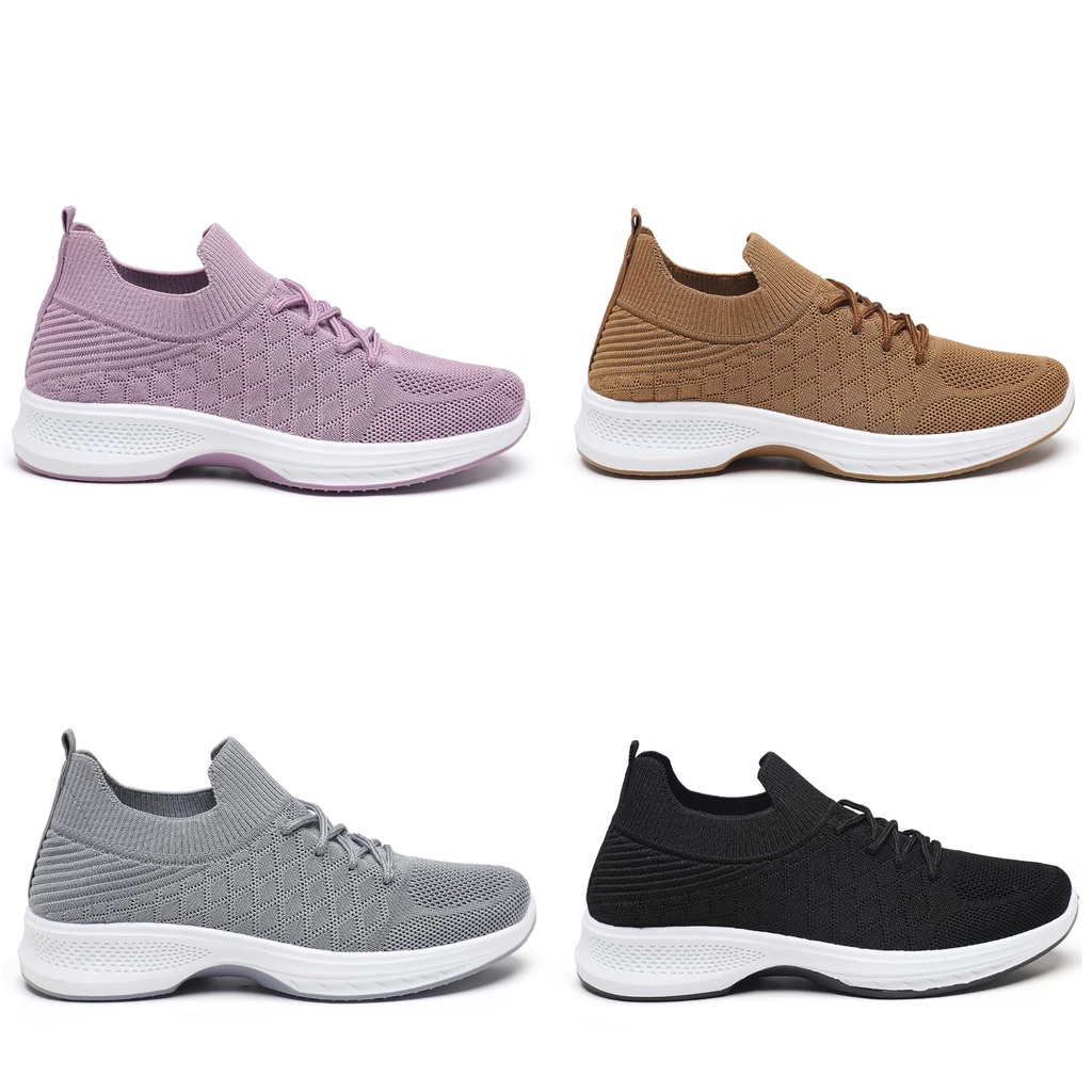 Sepatu Sneakers Wanita Sport Shoes Canvas Cewek Sepatu Olahraga 3012