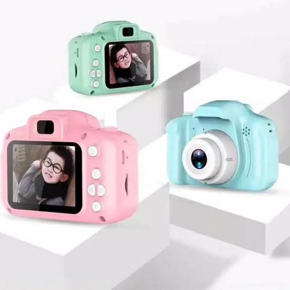 א BEST  Mainan Kamera Anak Kamera instax mini Kamera Digital Perekam Video 1080P Lucu untuk Anak-Ana