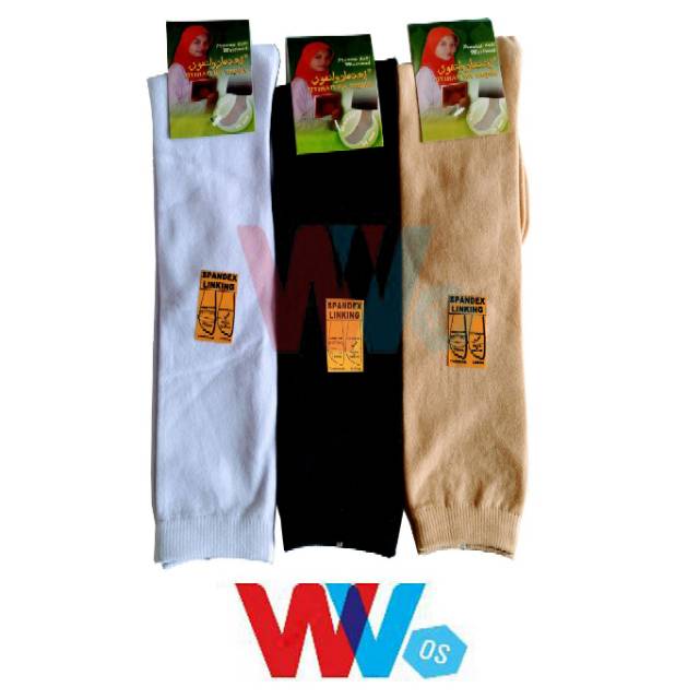 Kaos kaki selutut IWT Putih / Hitam / Cream  XL01 paskibra baris berbaris