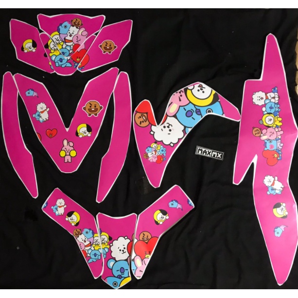 decal beat 2018 pink BT12