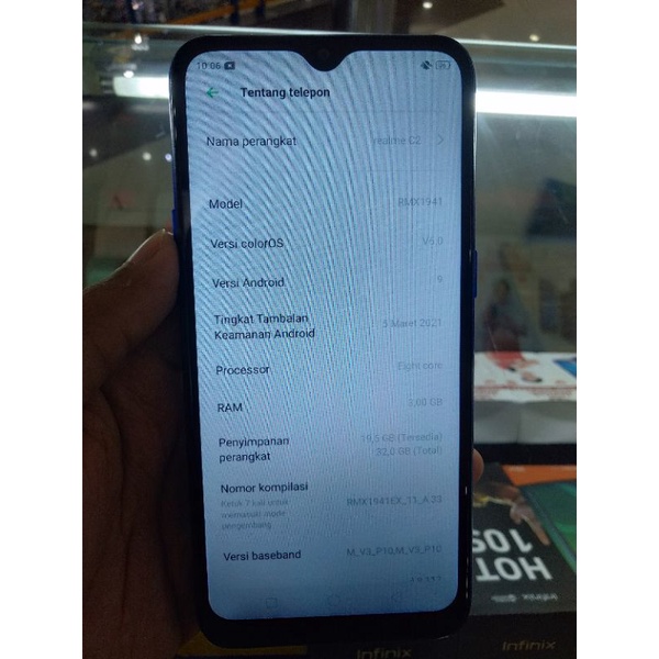 Second Realme C2 3/32GB Ex Garansi Realme Indonesia