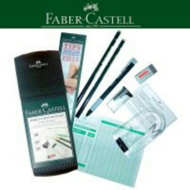 

faber castell paket ujian mantap original