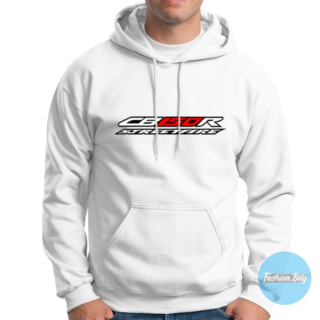 SWEATER HOODIE CB150R STREETFIRE BAHAN FLEECE M L XL XXL