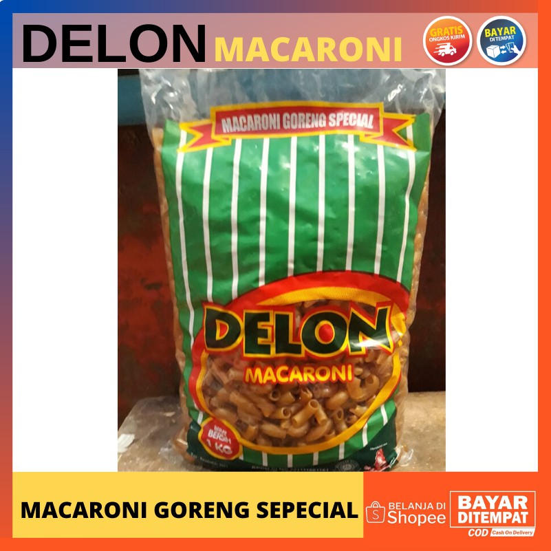 

Makaroni Delon Hijau 1kg Mekar (Mengembang)