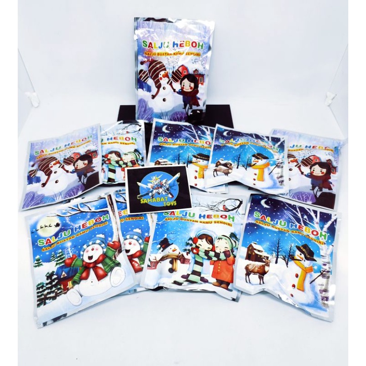 mainan salju heboh/ mainan salju saljuan isi 10pcs