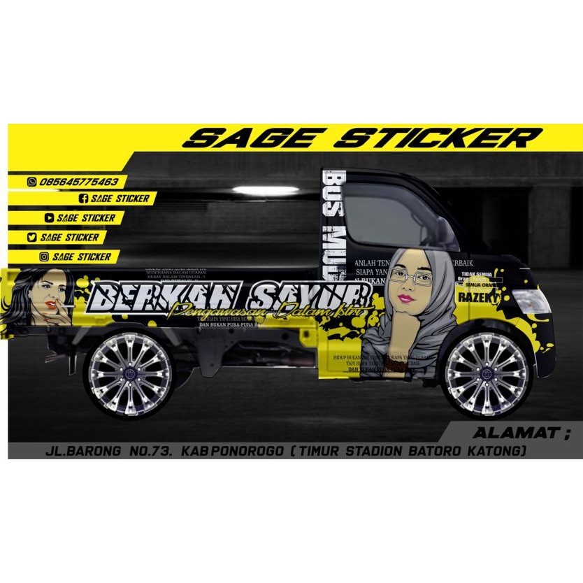 decal mobil pick up GRANDMAX