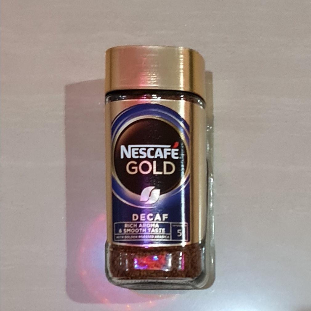 Kopi Nescafe Gold Decaf Rich &amp; Smooth With Arabica Coffee 200 Gram