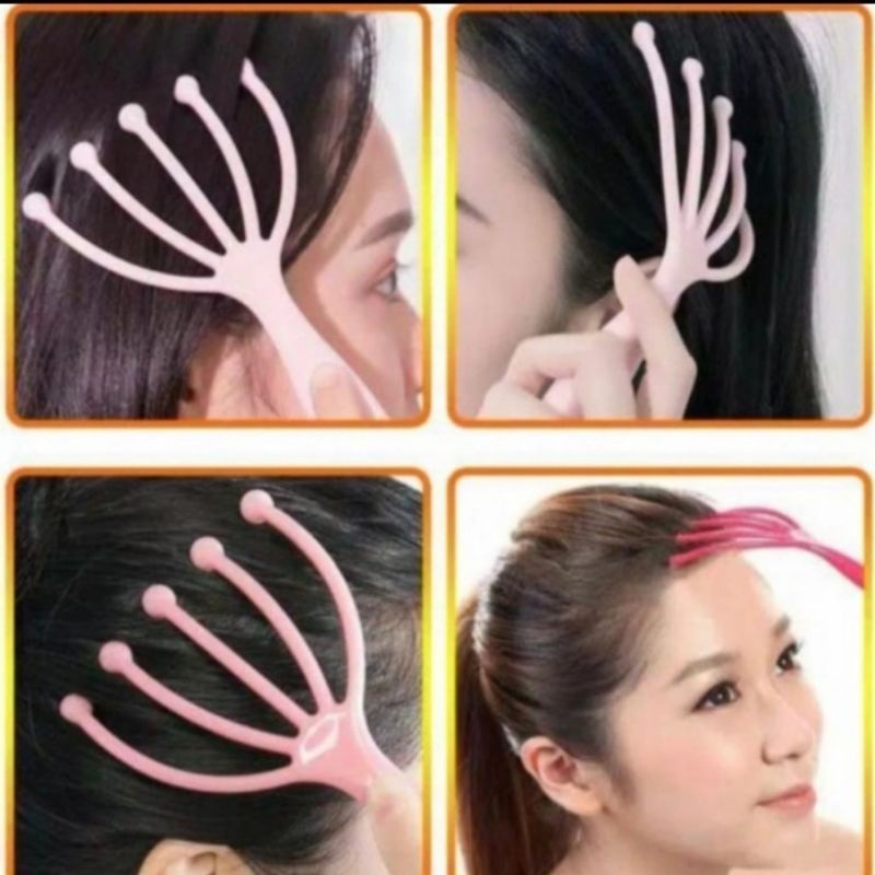 ALAT PIJAT PEMIJAT TERAPI KULIT KEPALA REFLEKSI HEAD SCALP MASSAGER/HEAD SPA MASSAGER ALAT PIJAT KEPALA/ALAT PEMIJAT KEPALA/ALAT SERBAGUNA...