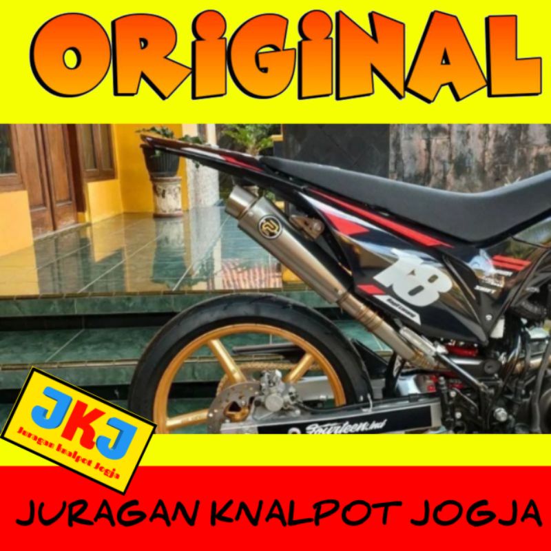 Knalpot Racing Pekajaman Original Jogja CRF 150 Supermoto Kompetisi Stainless Original Racing jogja