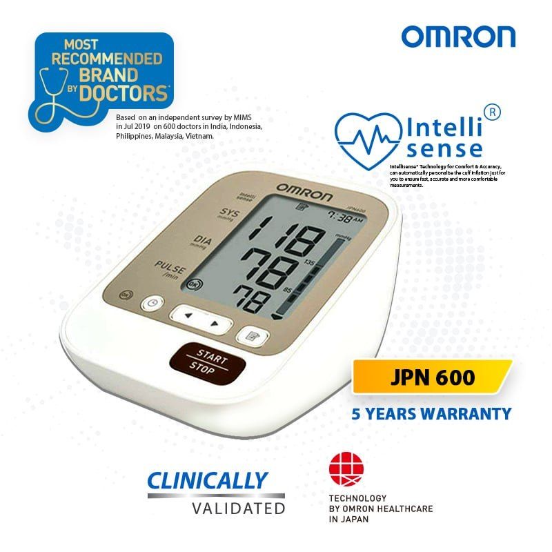 OMRON JPN 600 Blood Pressure Monitor Tensimeter Digital JPN600 / Tensi Digital Original Omron JPN-600