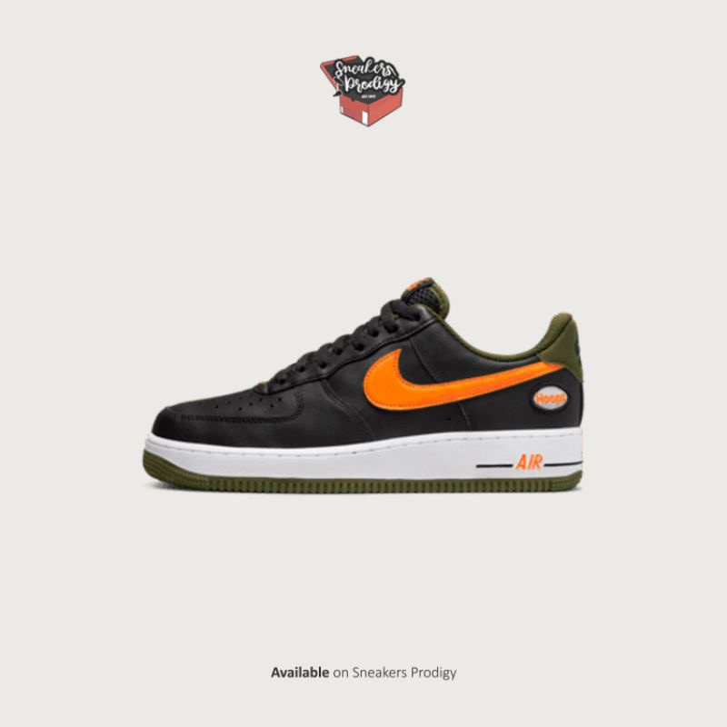 Nike Air Force 1 '07 LV8 Hoops Black Total Orange Original Resmi Nike Indonesia