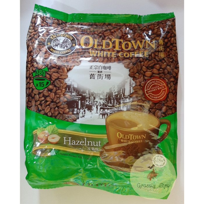 

MURAH Old Town White Coffee Hazelnut 570gr (15sachet x 38gr)