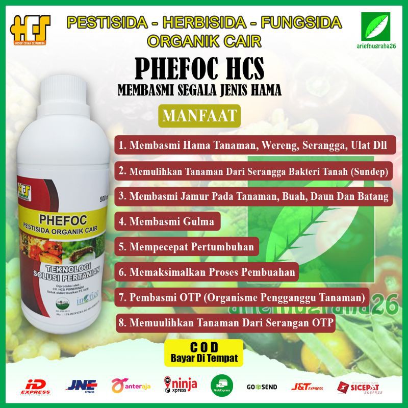 Pestisida Pembasmi Hama Tanaman PHEFOC HCS