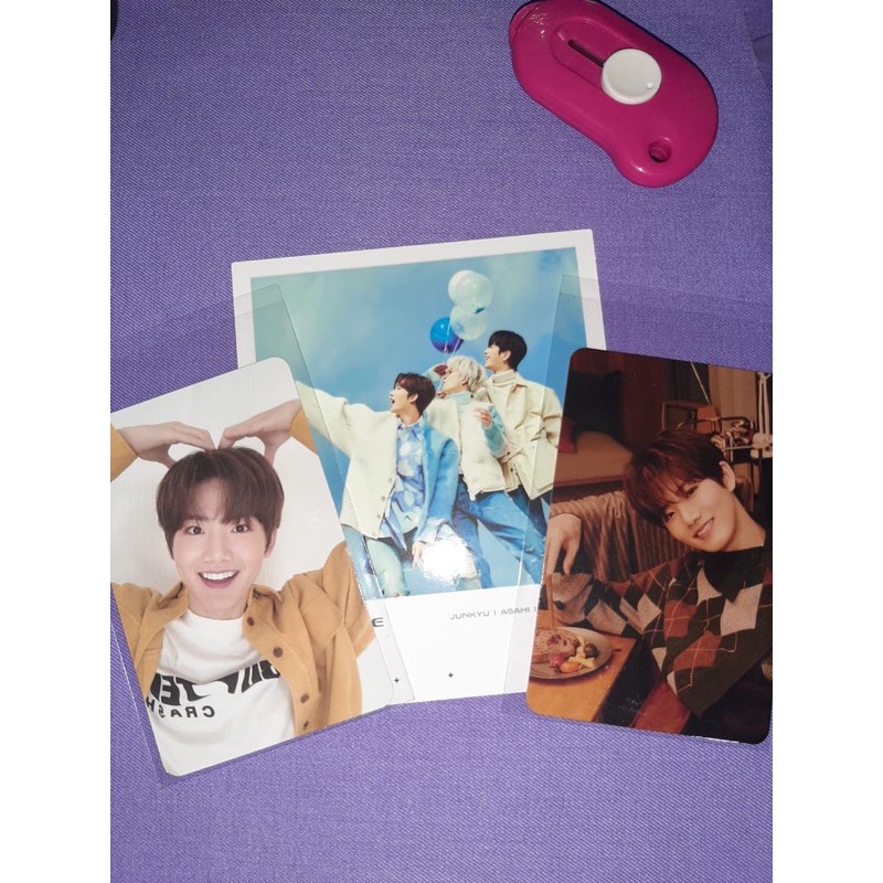 Treasure Junkyu Photocard Selca Selfie Green FA