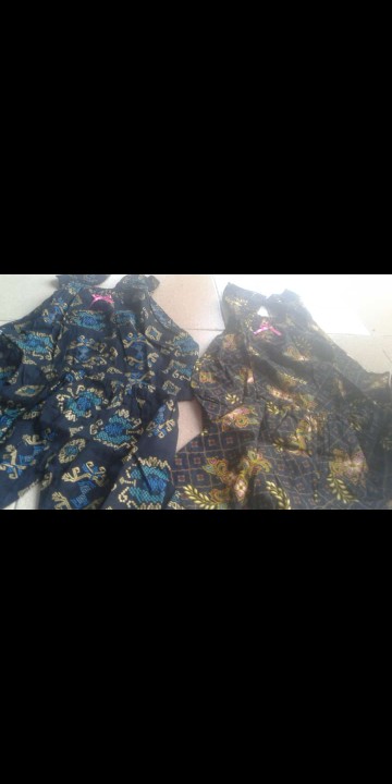 Setelan Batik Anak Perempuan Pita,baju Batik Anak Lucu Grosir Murah