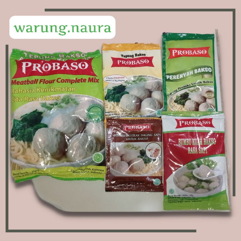 

Tepung premiks adonan bakso paket komplit