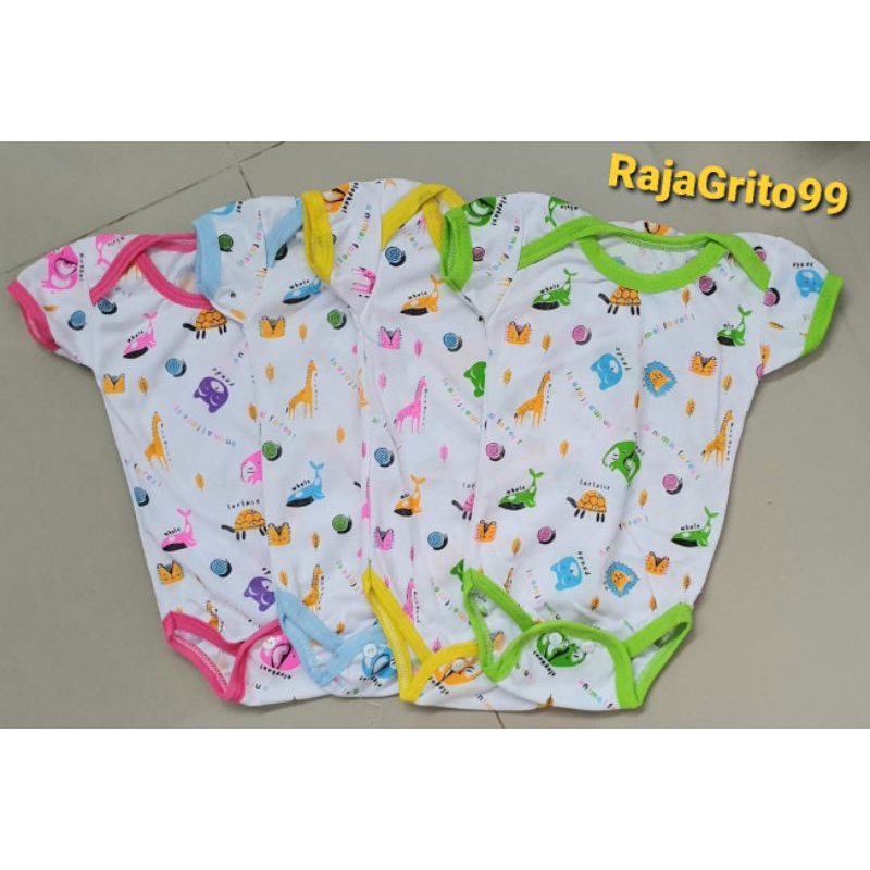 Jumper Bayi Motif - Print bahan Katun / JUMPER Bayi Praktis Jumsuit Newborn