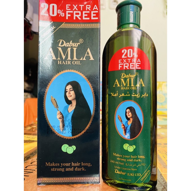 Amla Hair Oil Memperkuat Akar Rambut Tidak Rontok, Agar Rambut Panjang dan Tetap Hitam 240ml 20%Extr-3
