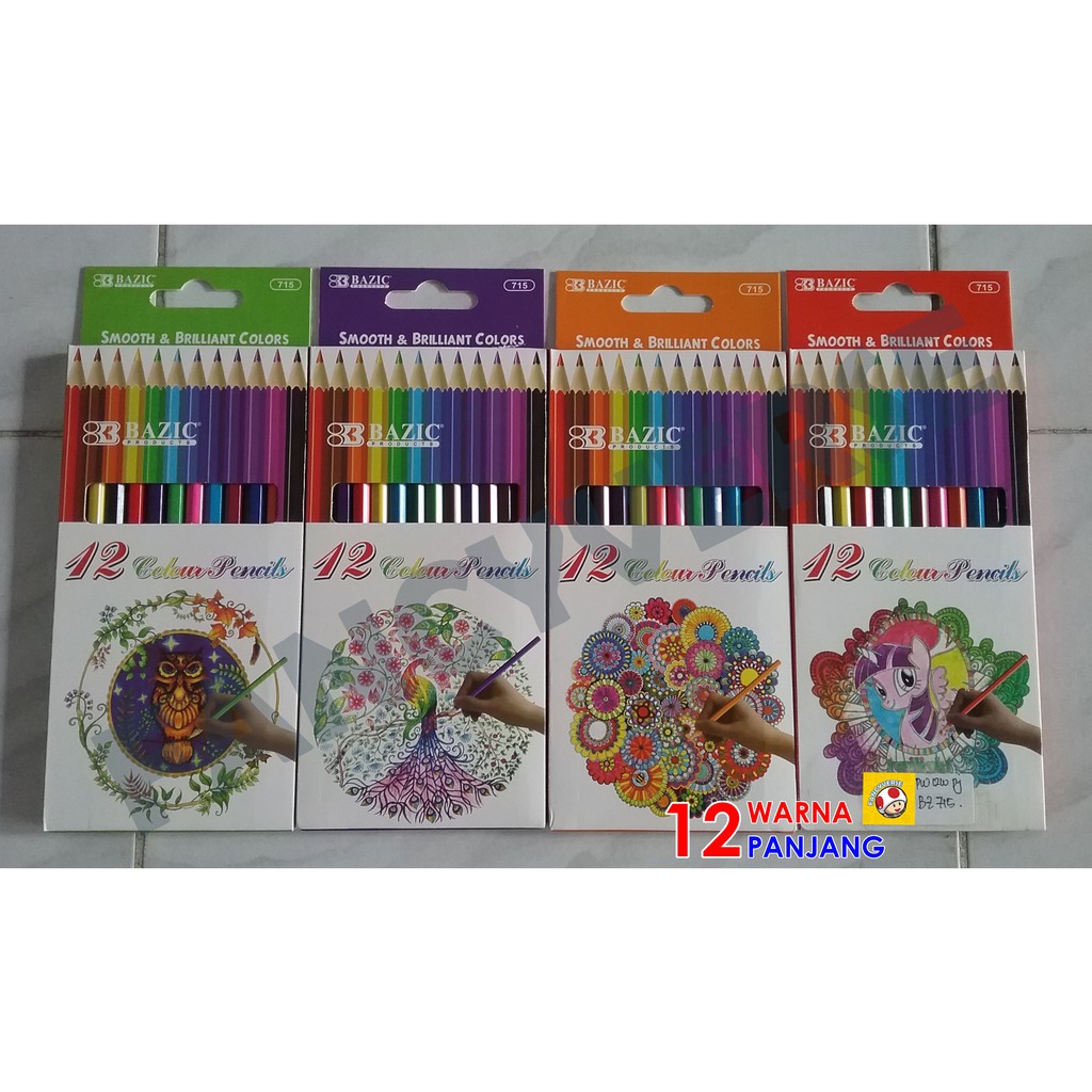 

Color Pencil 12 Warna Panjang BZ 715 / Pensil Warna