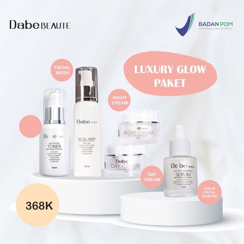 Paket Luxury Glow Dabe Beaute Dabebeaute Skincare Dabe Beauty by Bella Shofie