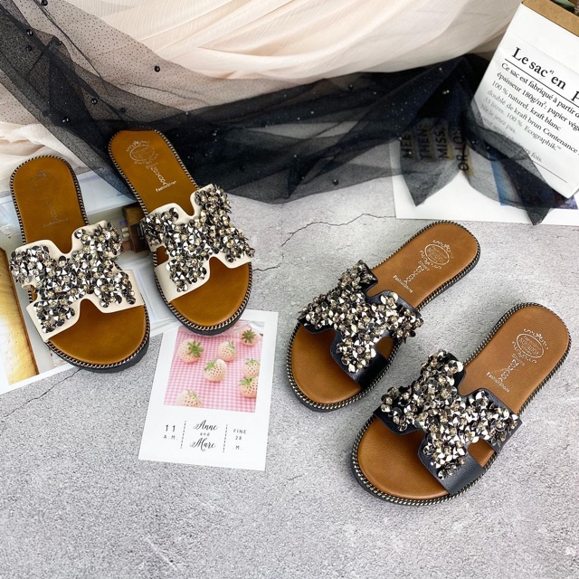 Sendal a2 sepatu wanita import slipper