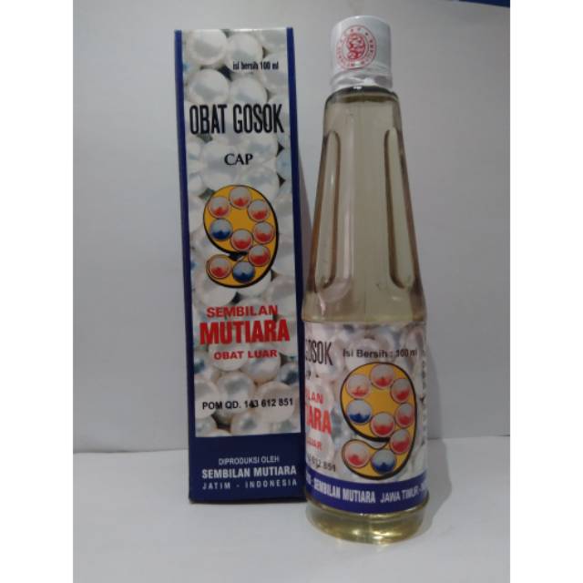Minyak Gosok Cap 9 Mutiara 100ml