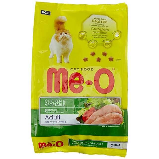 Meo chicken and vegetable 1000gr pakan kucing