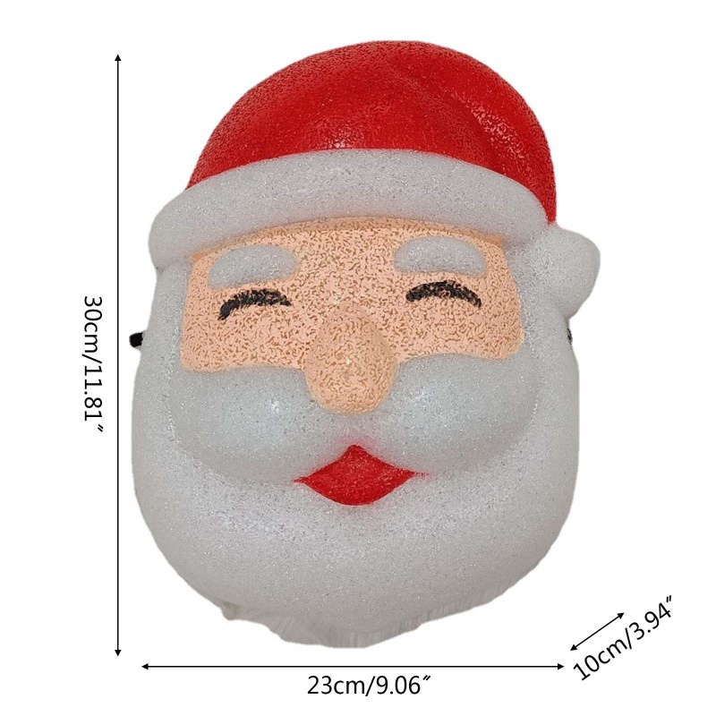 Cover Lampu Dinding Desain Santa Claus Untuk Dekorasi Pesta Natal