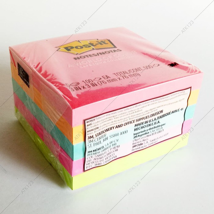 

Dijual Sticky Notes Post-it No. 654-5PK Uk. 76 x 76 mm terbaik