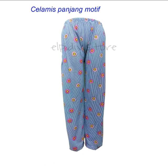Celana Harian Wanita Motif / Celana Tidur Panjang motif / Celana santai Wanita