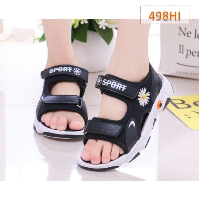 Sandal Anak Sun Sport Cewek Cowok Hitam Hijau Pink (498)