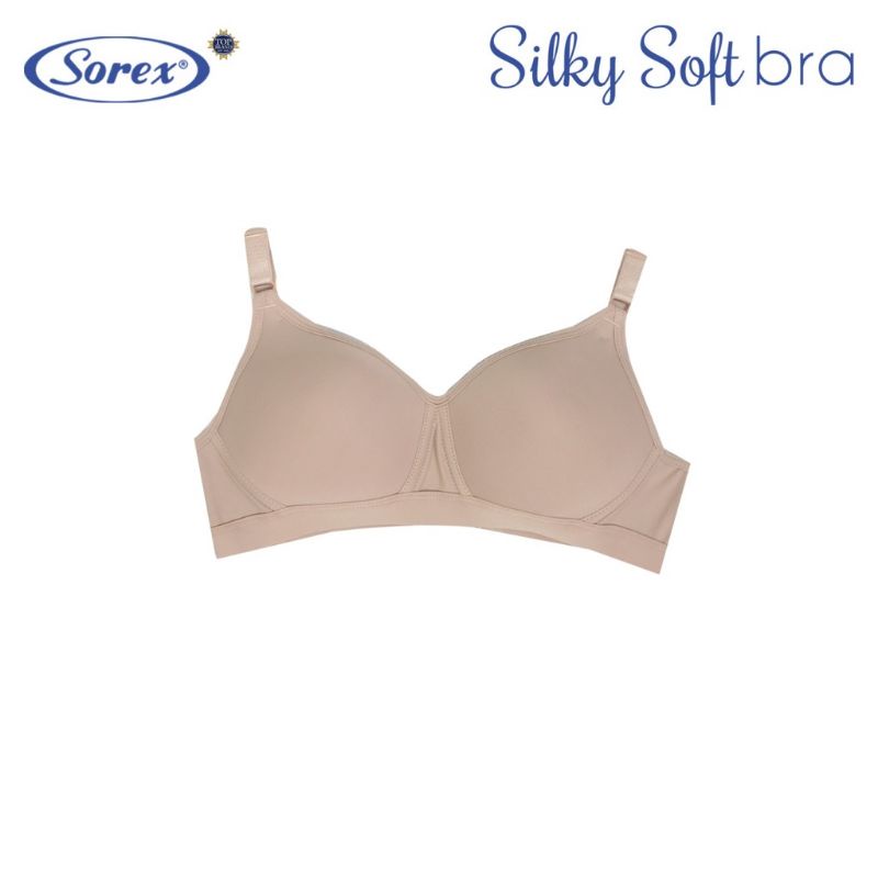 SOREX Bra Silky Soft 9815 Busa Tipis tanpa kawat Kait 3 Setara Cup B