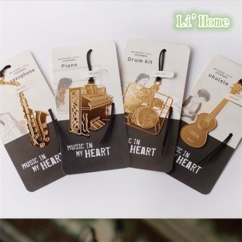 

Bookmark / Pemabatas buku - Drum / Piano / Ukulele / Saxophone