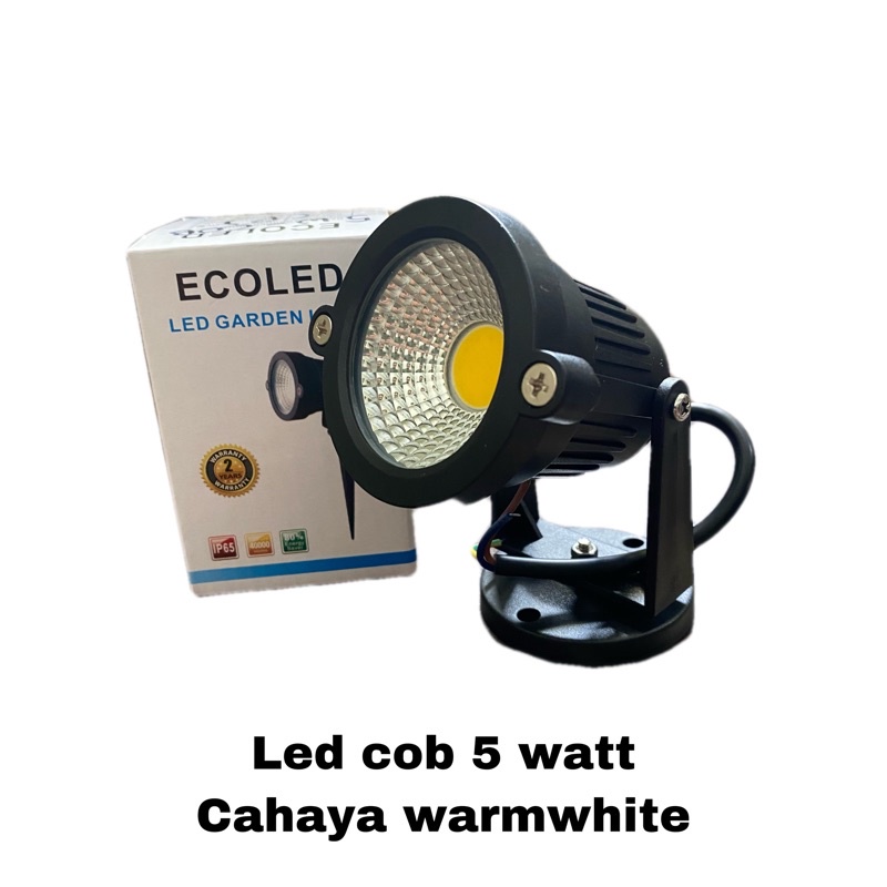 lampu sorot 5 watt led cob warmwhite