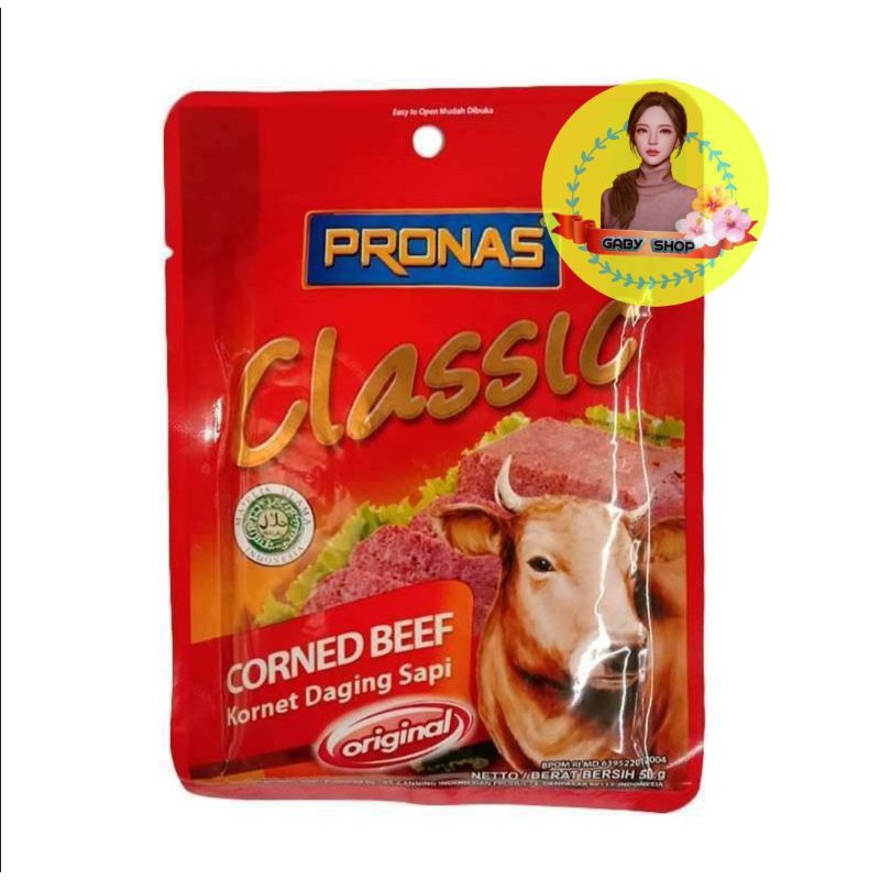 

PRONAS CORNED BEEF ORIGINAL SACHET 50 GR