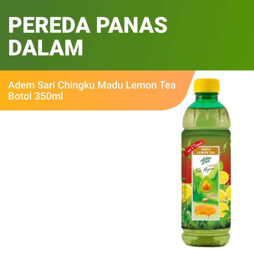 

Adem Sari Ching Ku Madu Lemon Tea Botol 350ml