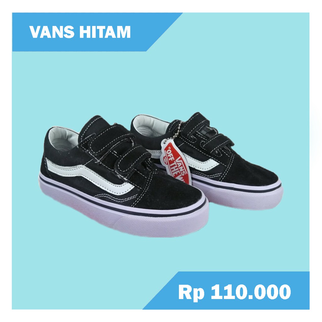 Sepatu Anak Vans Hitam