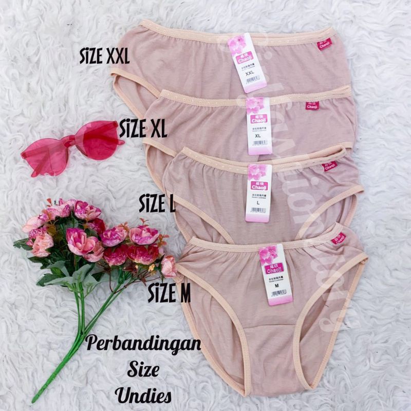 CELANA DALAM WANITA DEWASA UNDIES UKURAN JUMBO CD M L XL XXL 3L 4L 5L 6L