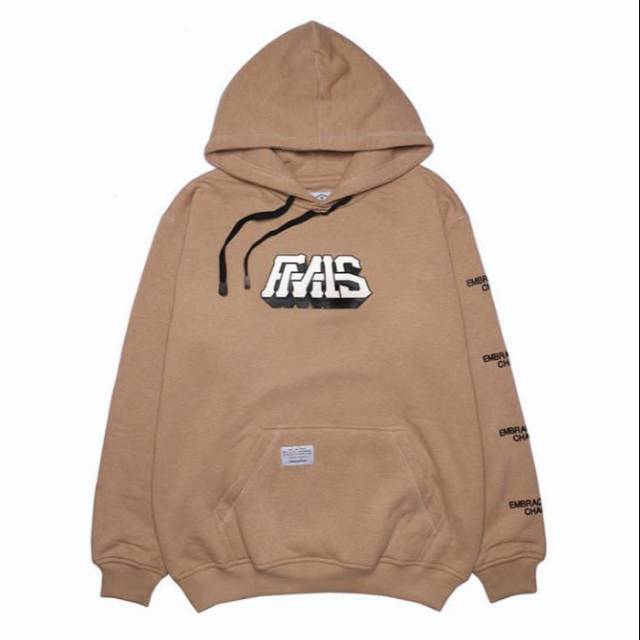 Hoodie Familias Blur Volume Cream Original Efek Photopia