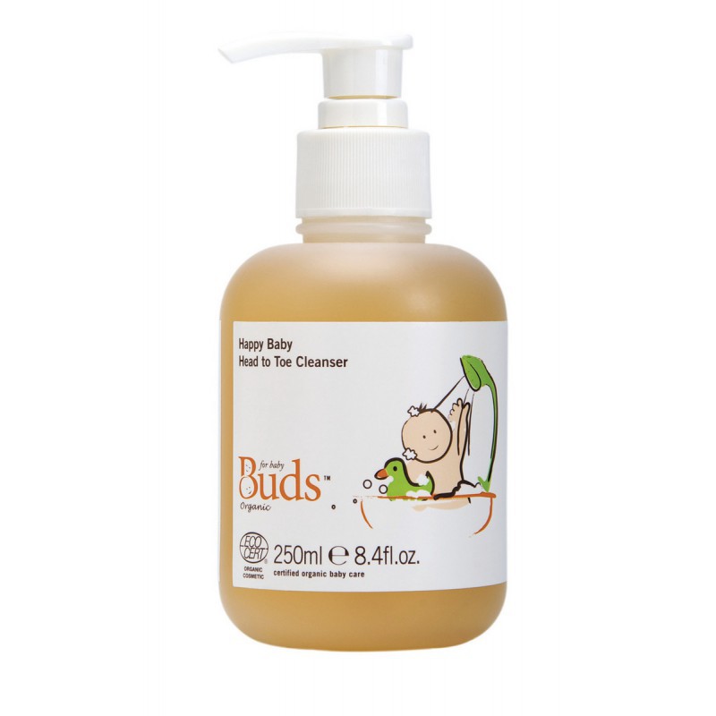 Buds Cherished Organics Happy Baby Head To Toe Cleanser - 250ml