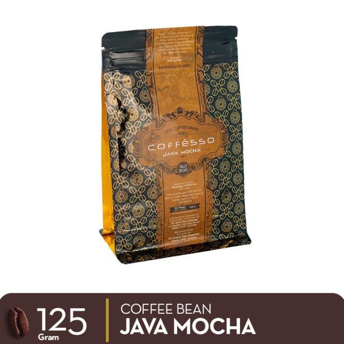 

[COD] Coffesso Java Mocha Coffee Beans - Biji Kopi 125gr [COD]