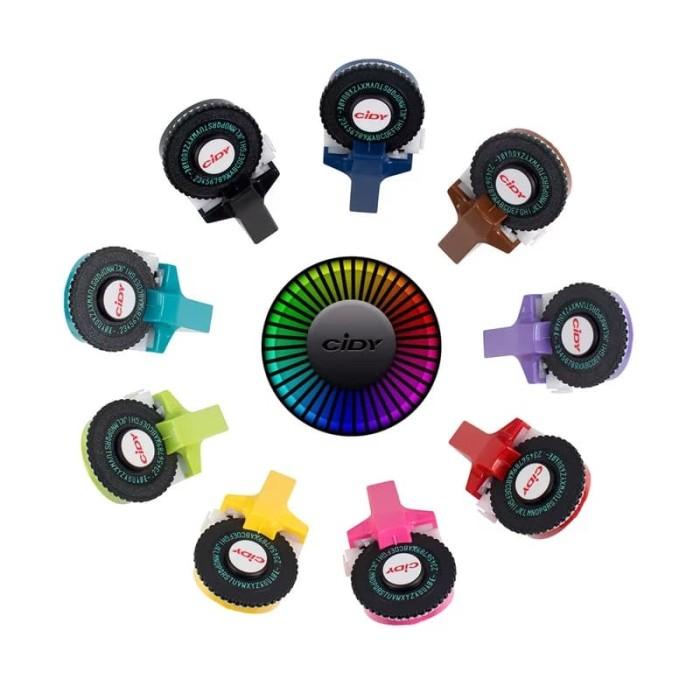 CIDY dymo embossing label maker
