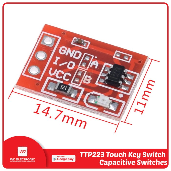 TTP223 Touch Button modules Touch sensor module