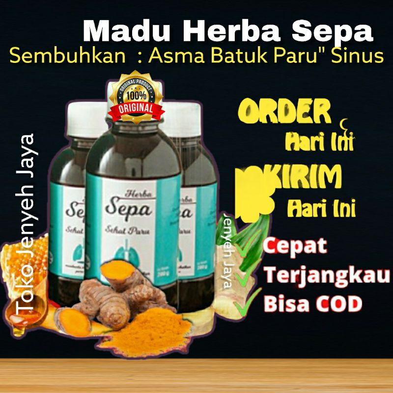 Madu Herba Sepa Obat Sinusitis Gurah Obat Asma Sesak Nafas Paru Paru Basah Sigurah Madu Gurah fit  Gurah Almahera