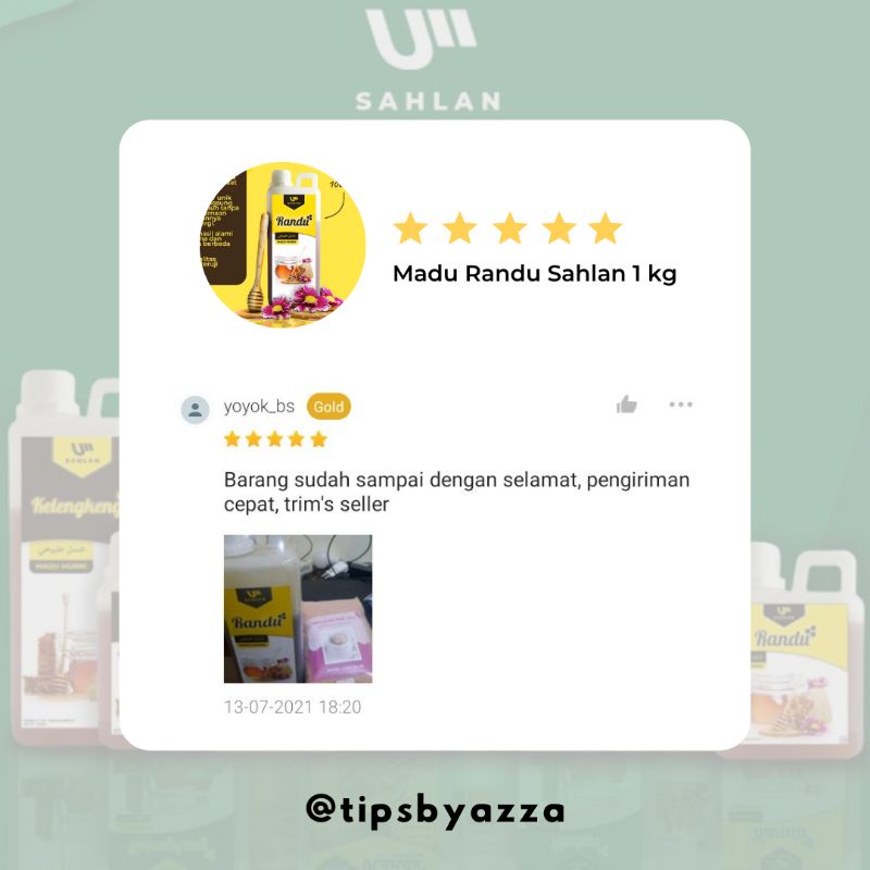 Madu Randu Sahlan Asli 1 kg